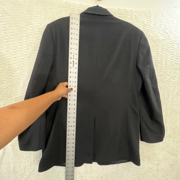 Chereskin Cashmere Wool Silk Black Blazer Jacket Sport Coat Mens 42 Long - Picture 9 of 11